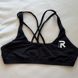 REVLY Black Strappy Swim Top